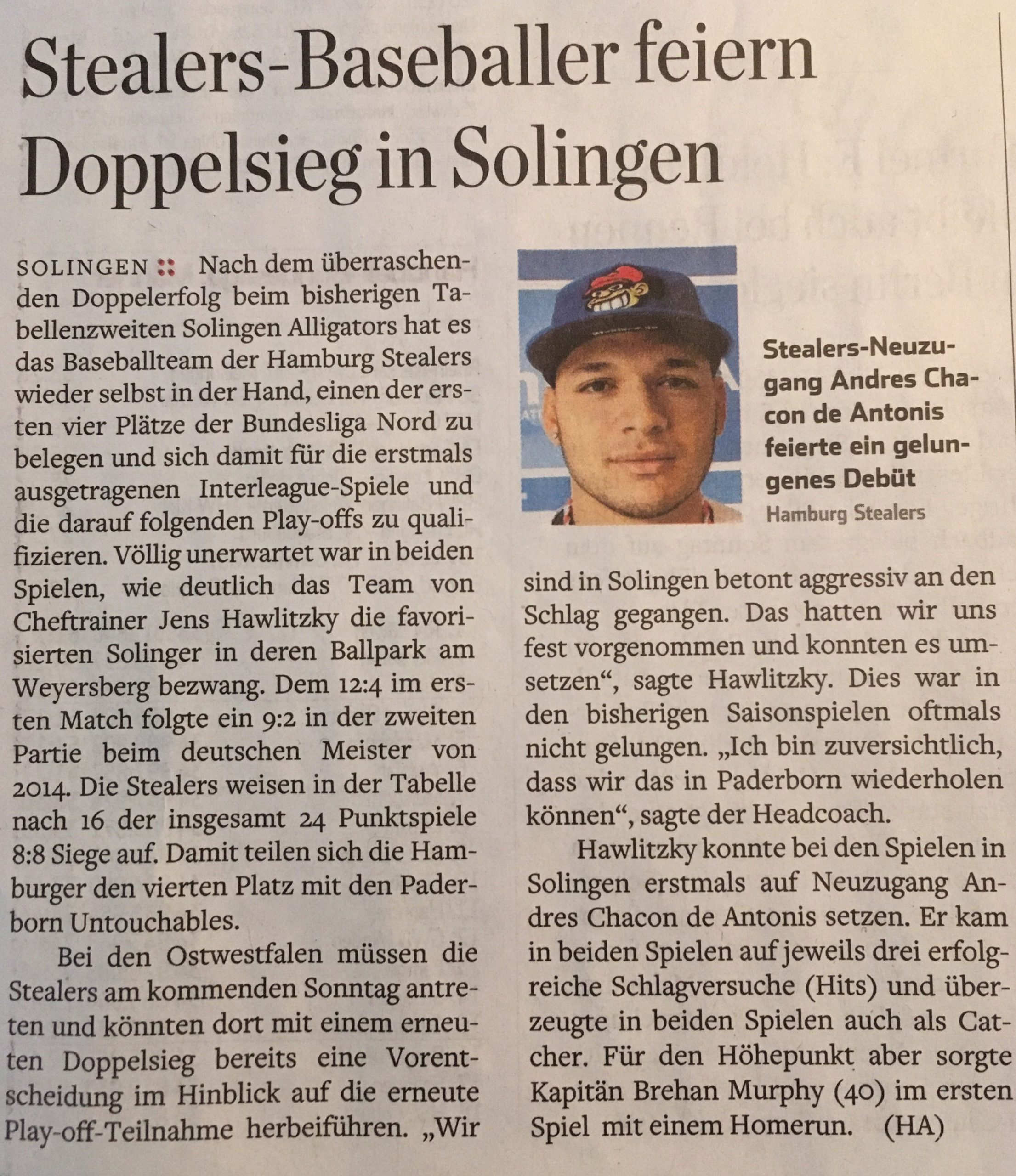 Hamburger Abendblatt, 12.6.2017