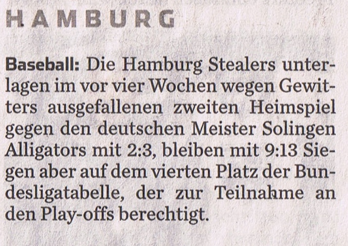 Hamburger Abendblatt, 13.7.2015