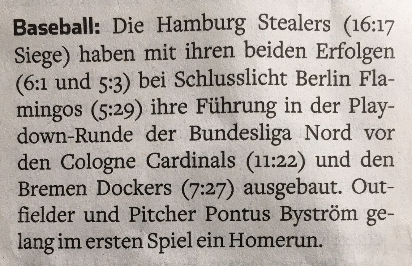 Hamburger Abendblatt, 13.8.2018