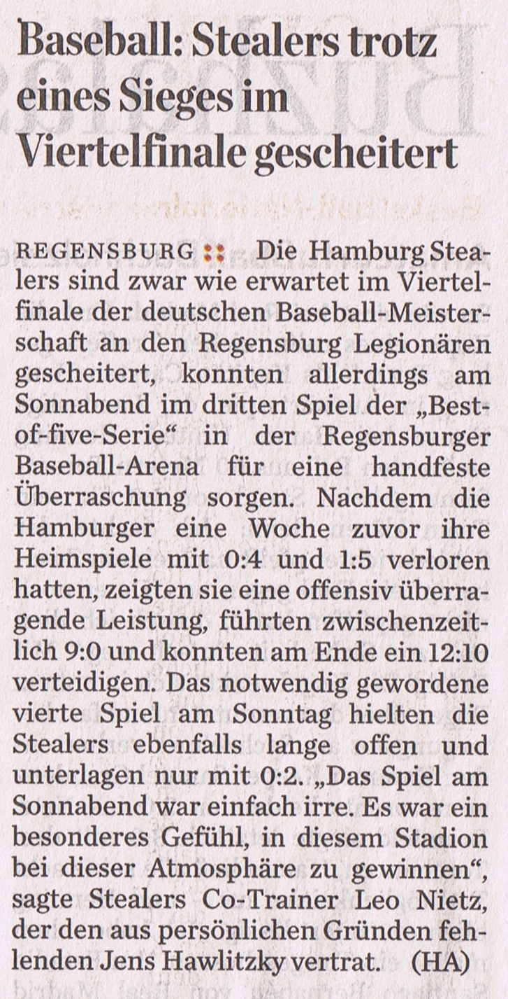 Hamburger Abendblatt, 7.8.2015