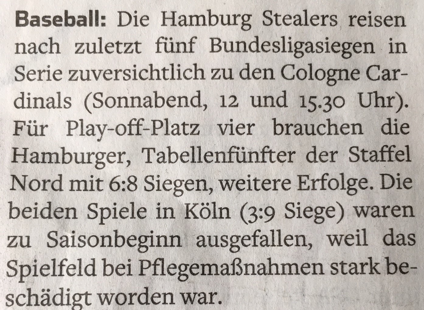 Hamburger Abendblatt, 19.5.2018