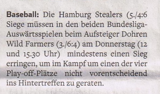Hamburger Abendblatt, 24. und 25.5.2017