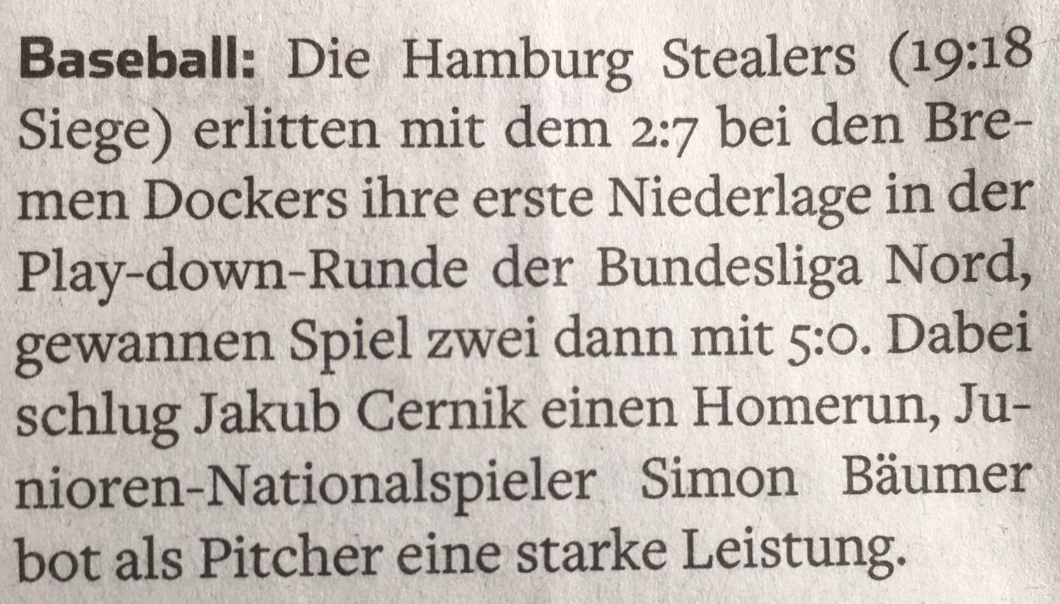 Hamburger Abendblatt, 27.8.2018