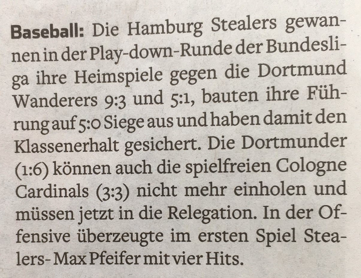 Hamburger Abendblatt, 4.9.2017