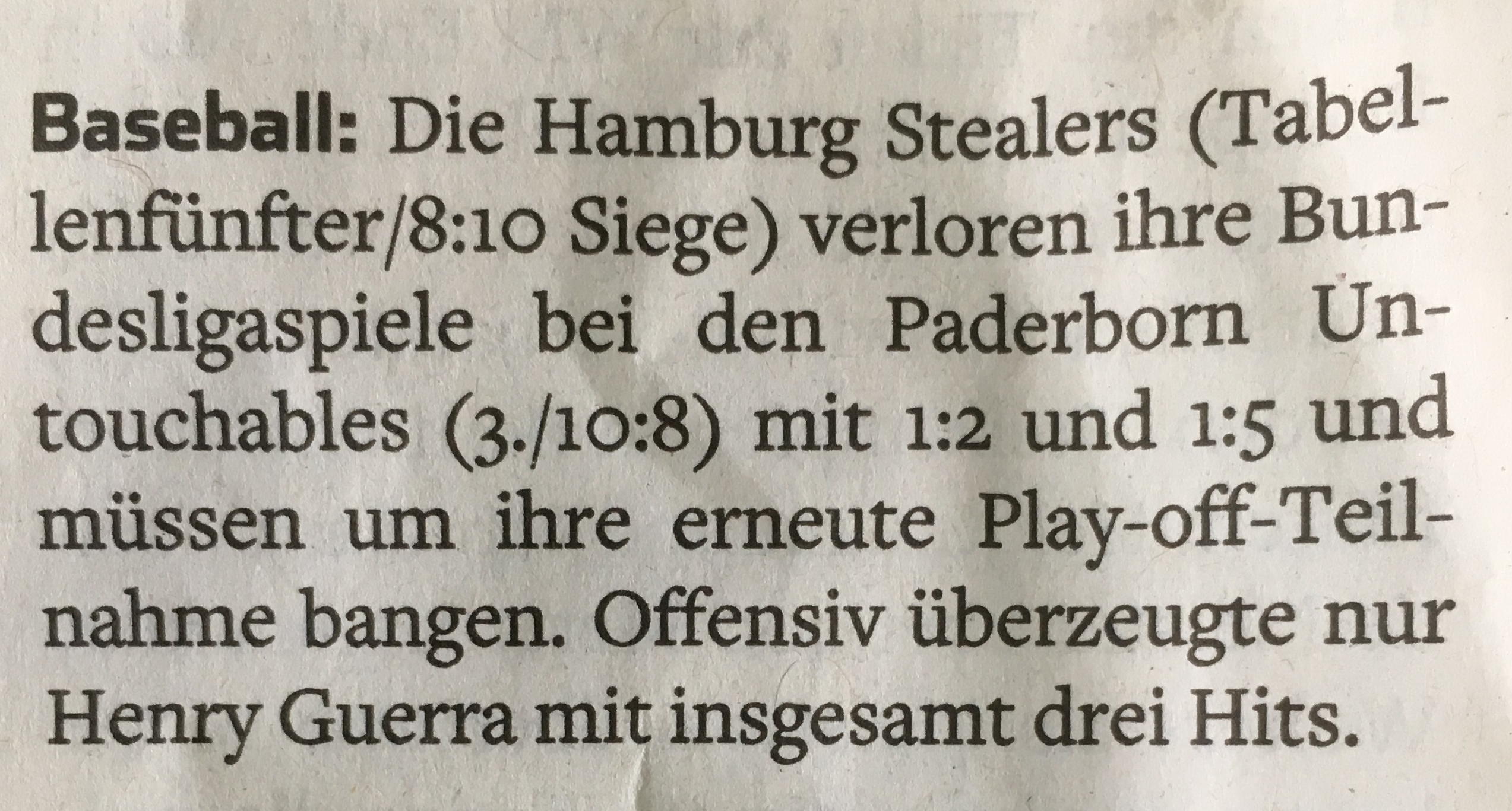 Hamburger Abendblatt, 9.6.2017